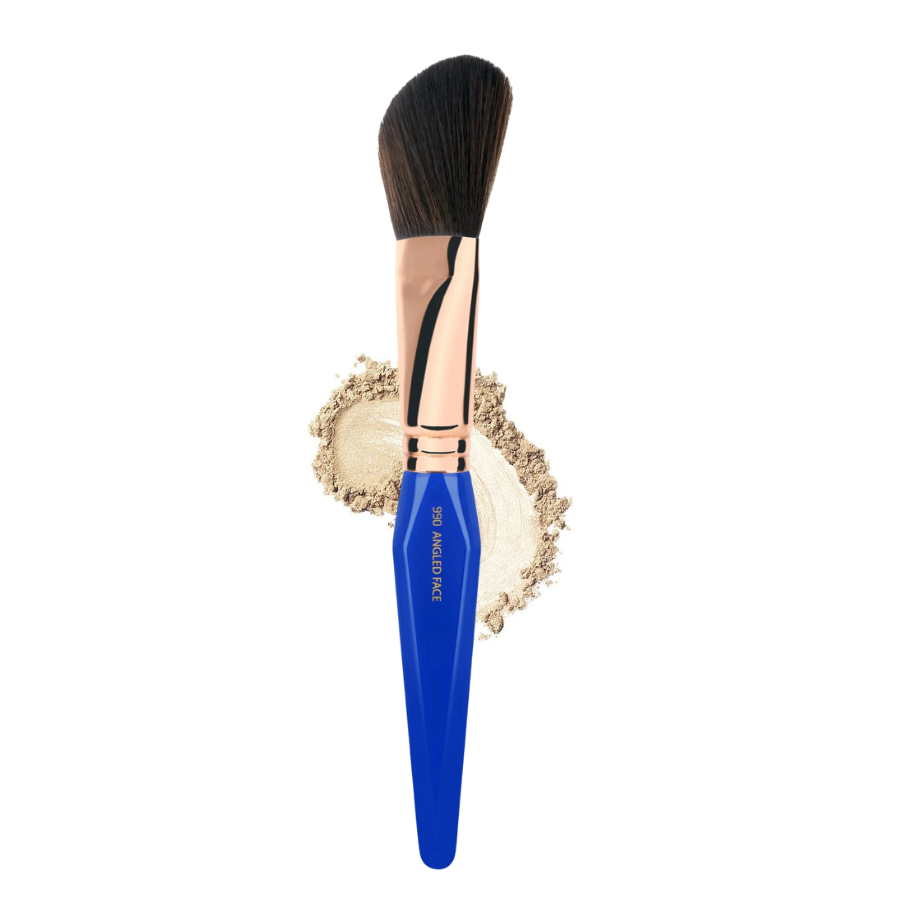 Cọ Tán Phấn Phủ Đầu Xéo Tạo Khối Bdellium Tools Golden Triangle B990 Angled Face